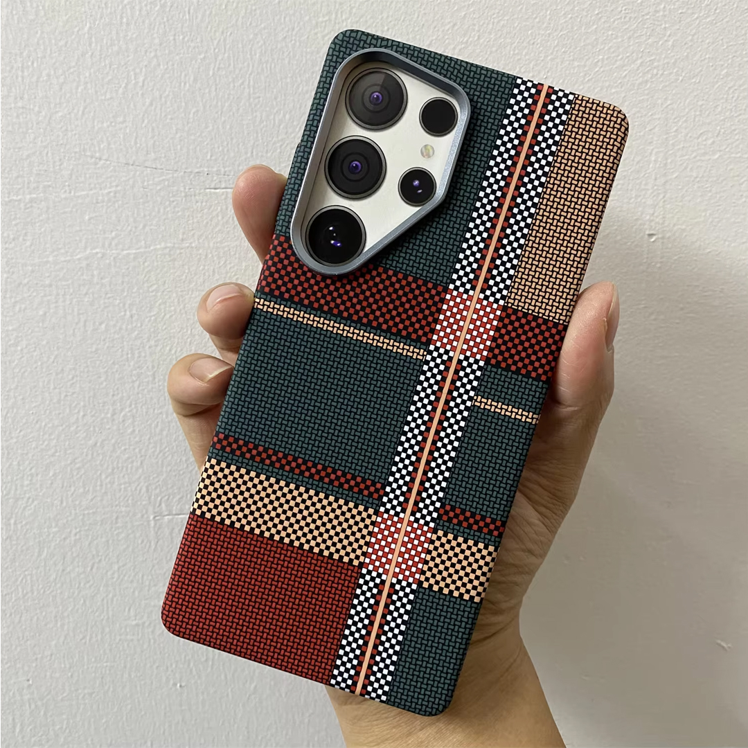 Luxo Life Carbon Fiber MagSafe Hard Case for Samsung