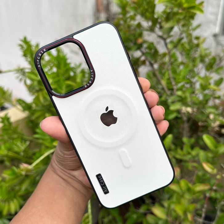 Ultra Premium Mag Safe Hard Leather Case for iPhone